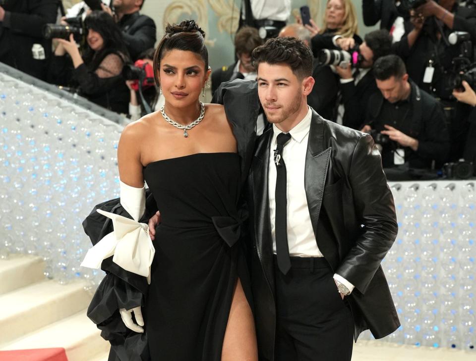 priyanka chopra and nick jonas at the 2023 met gala