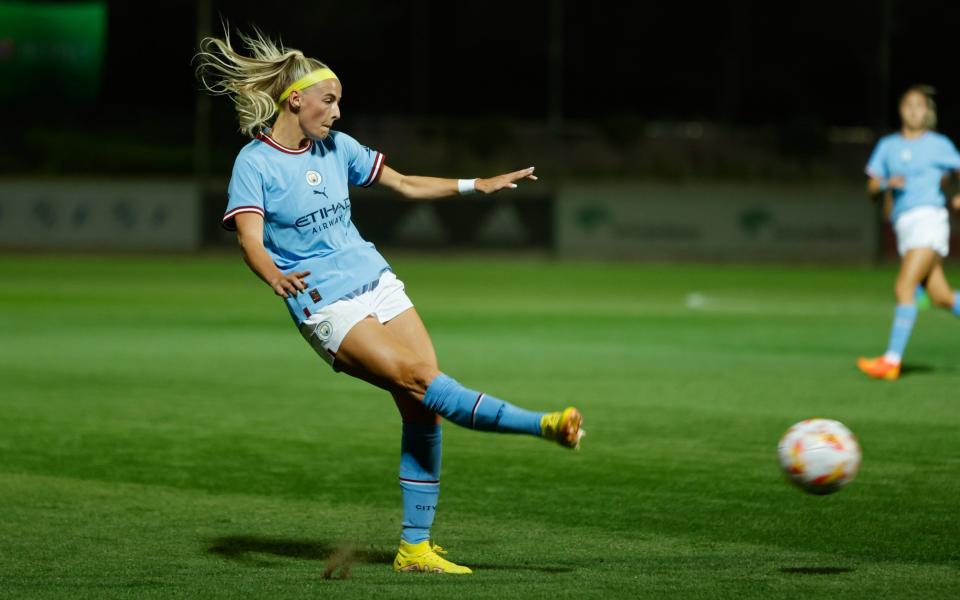 Chloe Kelly was among the England stars in action for City - GETTY IMAGES