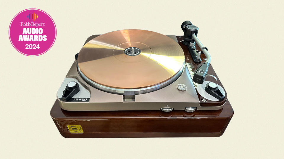 Best Retro-Modern Turntable With Arm & Cartridge: Thorens TD 124 DD 140th Anniversary / Ortofon SPU 124 140th Anniversary Cartridge