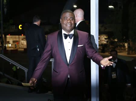 Comedian Tracy Morgan attends the 67th Annual Primetime Emmy Awards Governors Ball in Los Angeles, California in this September 20, 2015 file photo. REUTERS/Mario Anzuoni/Files