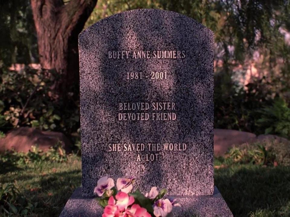buffy's gravestone