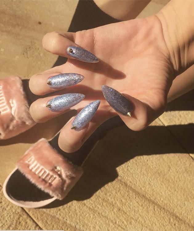 Imogen's nails. Photo: Imogen Anthony Instagram