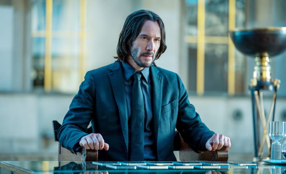 JOHN WICK: CHAPTER 4, Keanu Reeves, 2023. ph: Murray Close /© Lionsgate / Courtesy Everett Collection