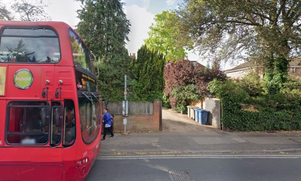 Oxford Mail: The bus stop in question.