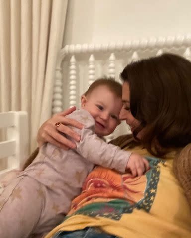 <p>Caterina Scorsone/Instagram</p> Caterina Scorsone with her daughter, Lucky.