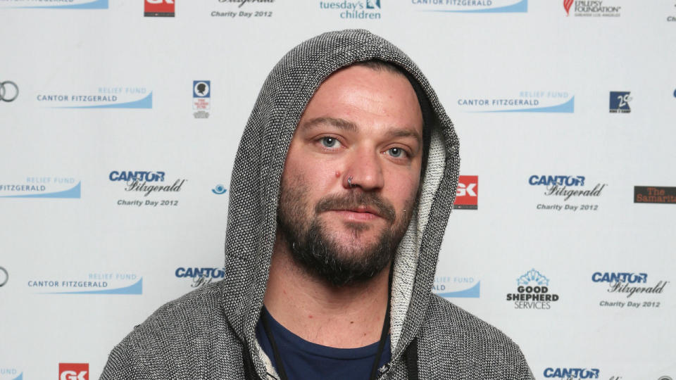 Bam Margera on the red carpet in 2012