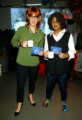 <p>John Lamparski/Getty</p> Tim Malone and Don Lemon, Halloween 2021