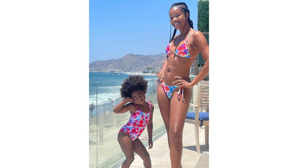 Gabrielle Union and Daughter Kaavia are Stylish as Ever in Matching Bikinis