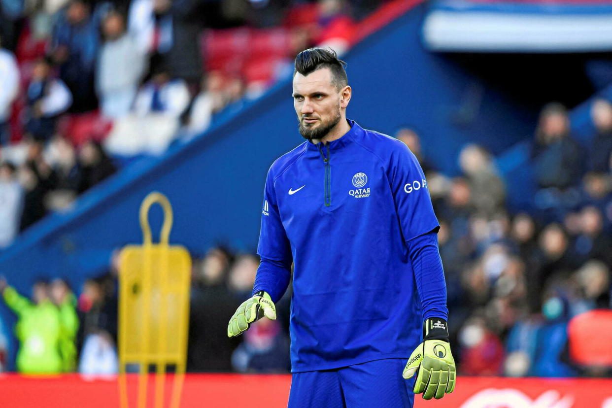 Le gardien du PSG Alexandre Letellier a été victime d'un home-jacking dans la nuit de lundi à mardi à son domicile.  - Credit:VICTOR JOLY / Victor Joly / DPPI via AFP