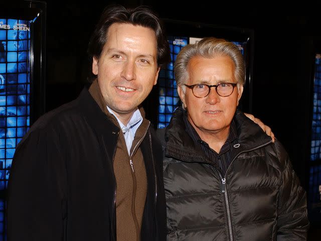 Picture Perfect/Shutterstock Ramon Estevez and father Martin Sheen attend the 'Echelon Conspiracy' premiere in Los Angeles, California in February 2009.