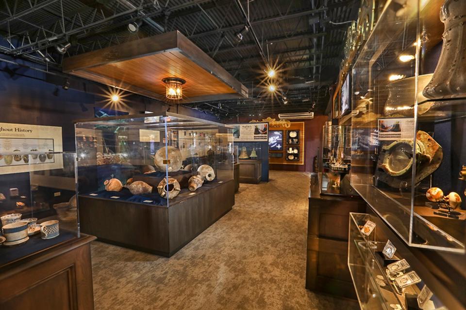 Interior of the Pirates Treasure Museum on St. Thomas