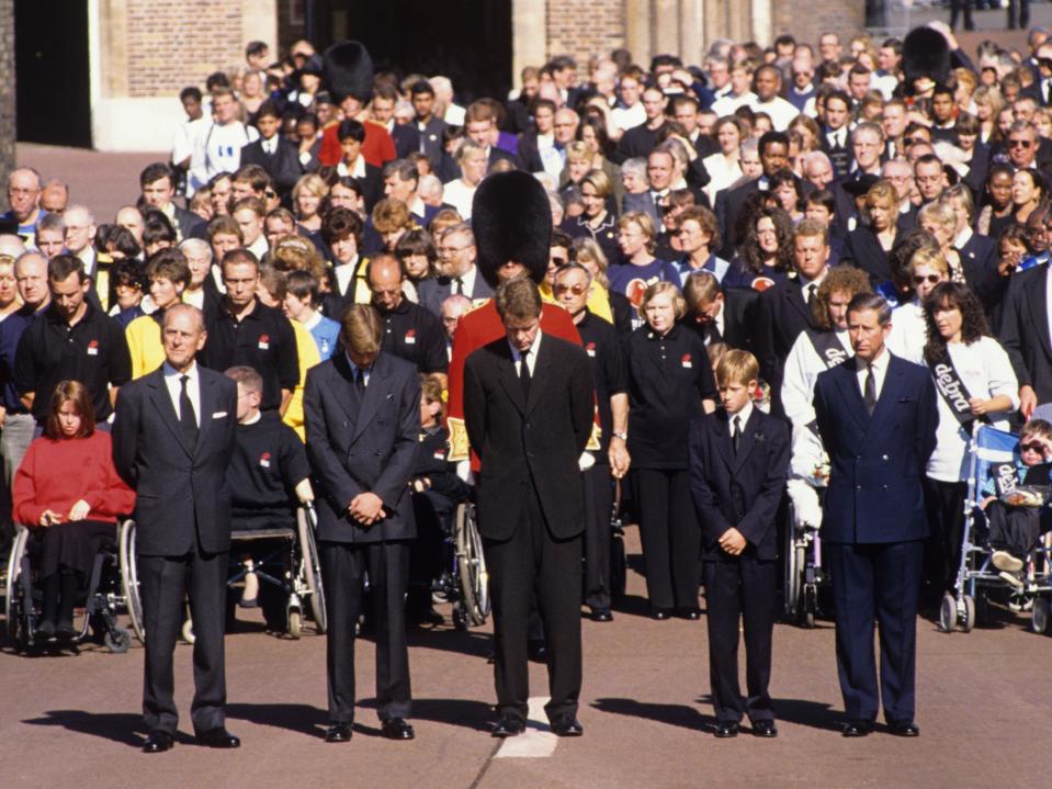 <p>Princess Diana’s funeral, in 1997, was the first major royal ceremonial funeral since that of Queen Mary in 1953</p> (Shutterstock)