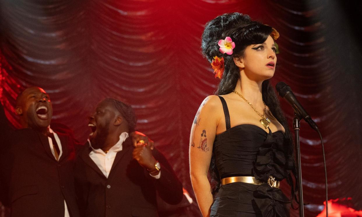 <span>‘Thankless gig’: Marisa Abela as Amy Winehouse in Back to Black.</span><span>Photograph: Dean Rogers</span>