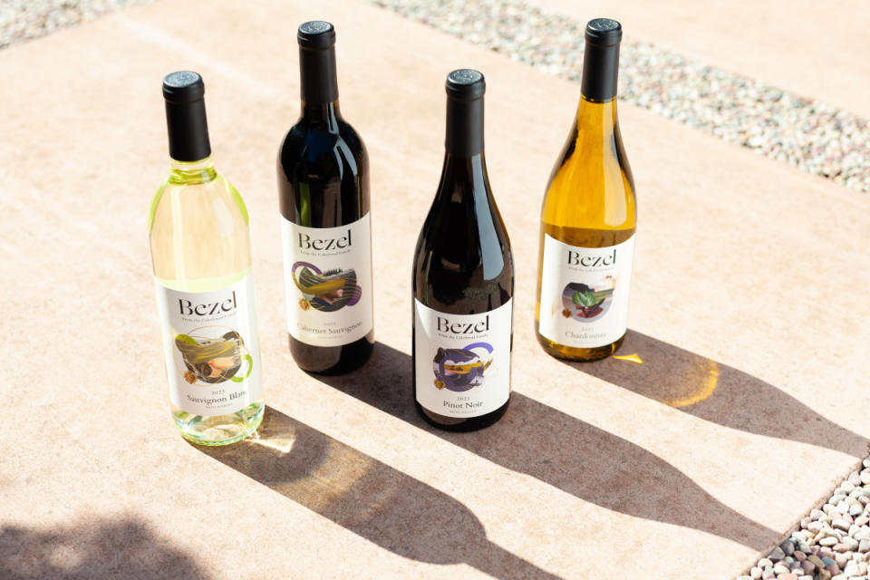 <p>Courtesy of Bezel Wines</p><p><a href="https://bezelwines.com/" rel="nofollow noopener" target="_blank" data-ylk="slk:Bezel Wines;elm:context_link;itc:0;sec:content-canvas" class="link ">Bezel Wines</a> are a blend of Cakebread Cellars’ winemaking legacy with the laid-back cool of California's hidden-gem Central Coast region, under the guidance of winemaker Jane Dunkley, who crafts vibrant examples of Cabernet, Chardonnay, Sauvignon Blanc and Pinot to enjoy any day of the week.</p>