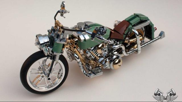 LEGO Geniuses use Bricks to Build Fantastic Custom Bikes