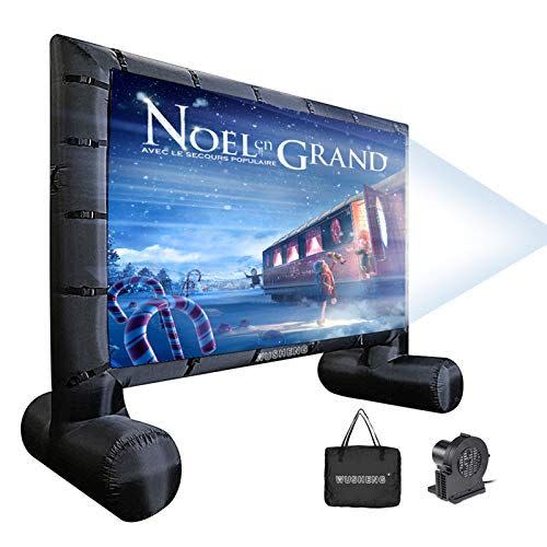 22) 16-Foot Inflatable Outdoor and Indoor Theater Projector Screen