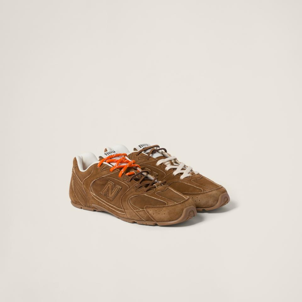 New Balance x Miu Miu 530 SL suede sneakers