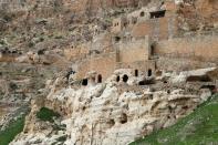 A view of Rabban Hormizd Monastery is seen in Alqosh