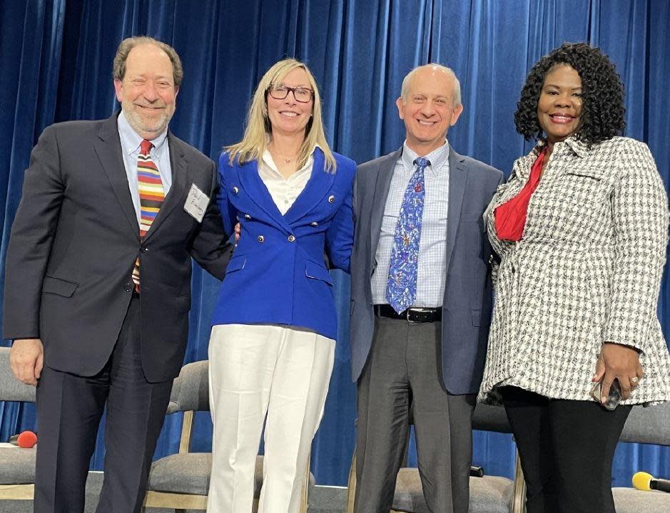 Panelists-David Eisenberg, Jennifer Trilk, Stephen Devries, and Caree Coatwright