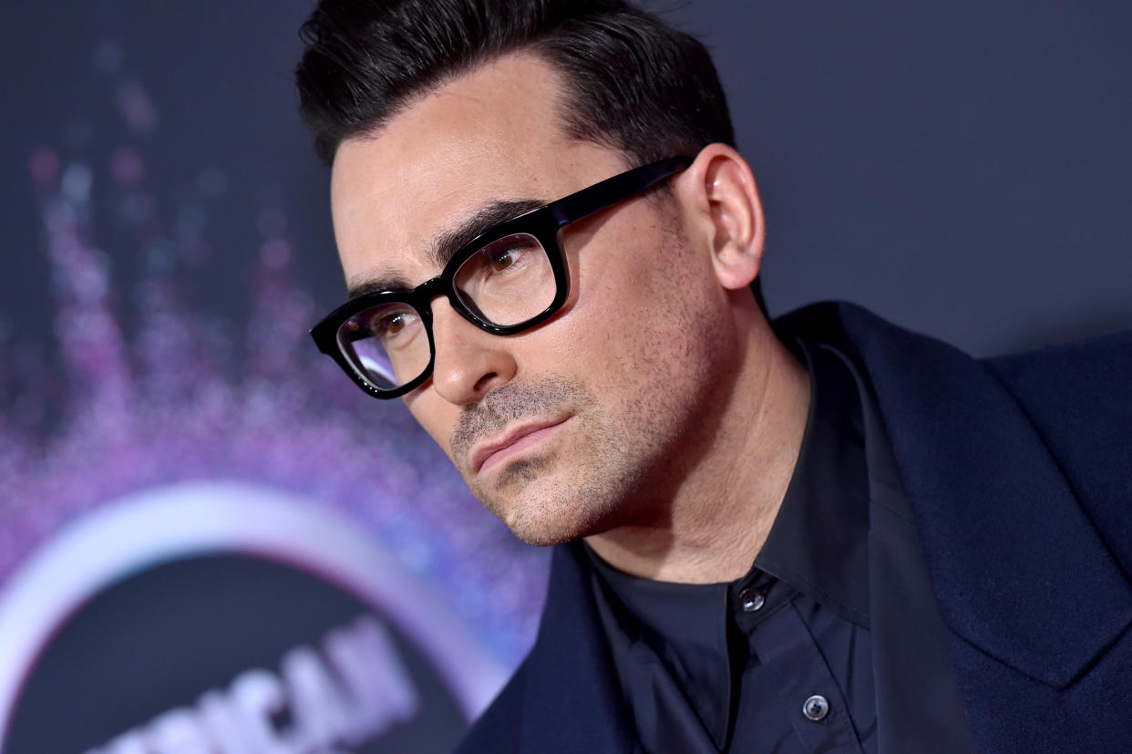 Dan Levy claims Delta cut gay love scenes from "Rocketman." (Photo: Axelle/Bauer-Griffin/FilmMagic)