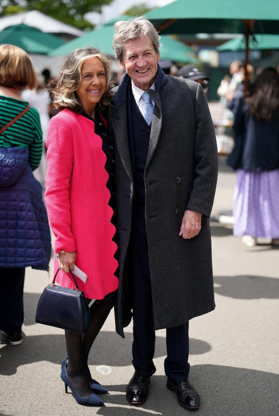 Mevyn Bragg and wife Gabriel (PA)