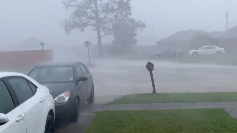 Hurricane Zeta in Chalmette, Louisiana