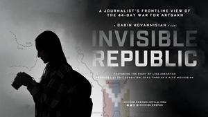 The Azerbaijani government's blockade of the Lachin Corridor, the only road in and out of Artsakh, is a continuation of its efforts to rid itself of all Armenians through terror, starvation and isolation. The current humanitarian crisis is the latest criminal act by Azerbaijan since the outbreak of the 2020 Artsakh War and its aftermath. 

Invisible Republic is a feature documentary inspired by the explosive wartime online diary of Lika Zakaryan, which exposes the horrific reality of each of the 44 days of Azerbaijan's brutal aggression during the war and reveals the pattern of intention that is now being played out by depriving innocent civilians of life-sustaining essentials.