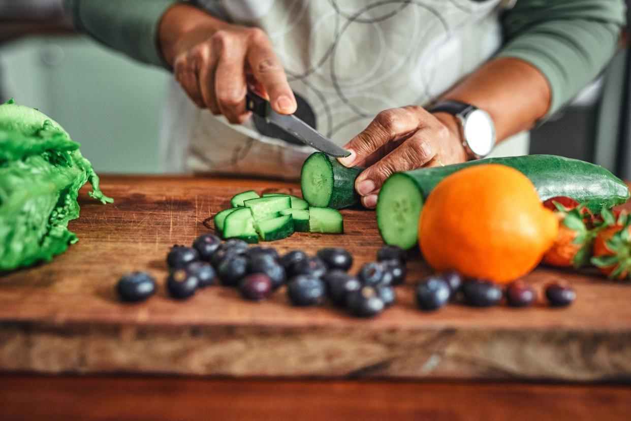 All the colours of the vitamin rainbow