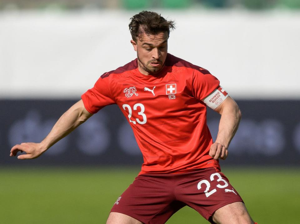 Switzerland midfielder Xherdan Shaqiri (AFP via Getty Images)