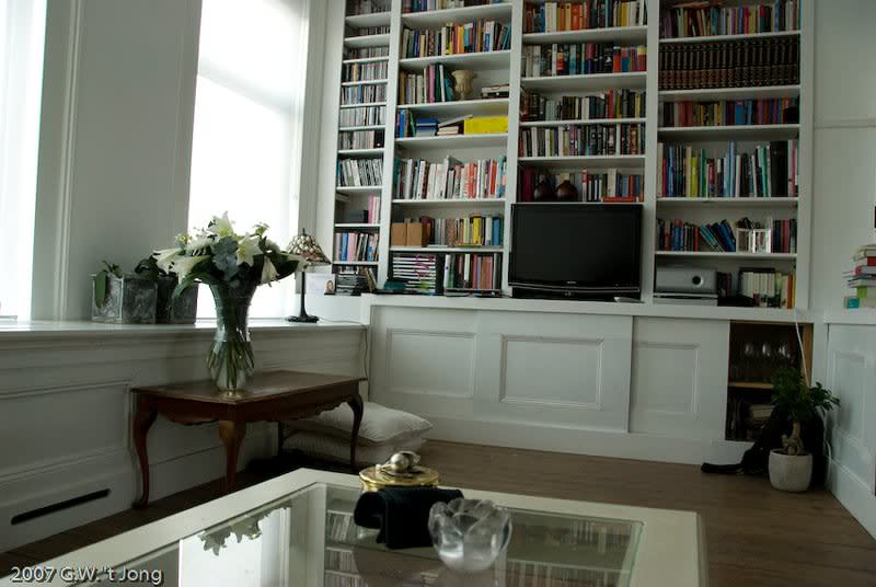 Home Library and Storage Space