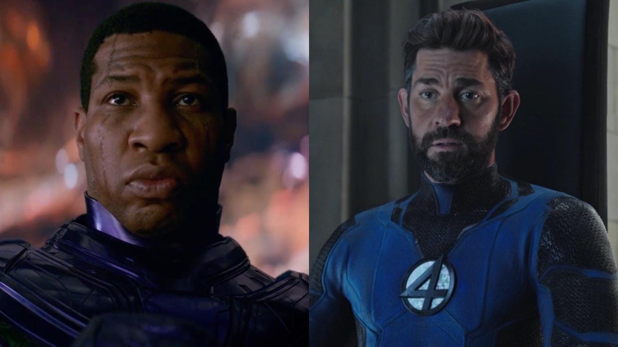  Jonathan Majors in Ant-Man and the Wasp: Quantumania and John Krasinski in Doctor Strange in the Multiverse of Madness. 