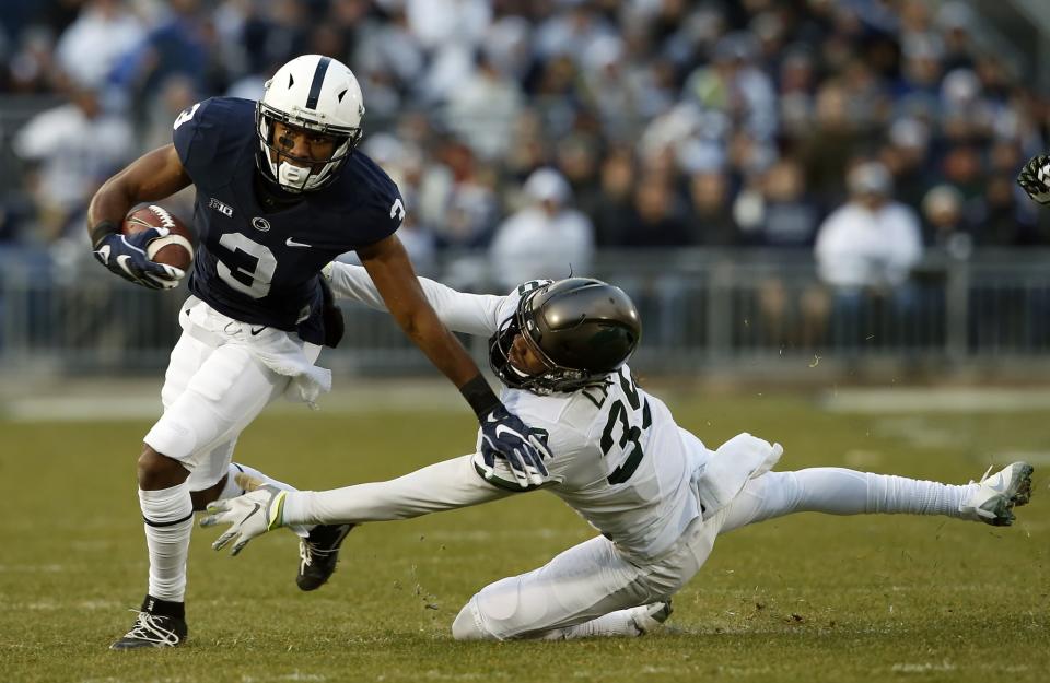 Penn State put up 35 points in the second half in the win over Michigan State. (AP Photo/Chris Knight)