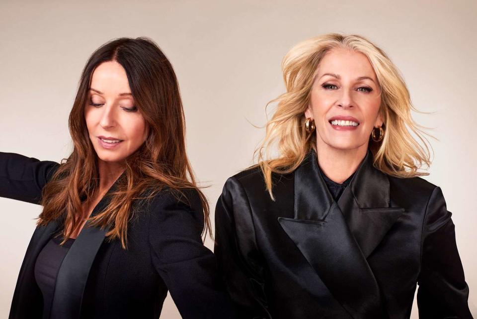 <p>Alma Rosaz</p> Keren Woodward (L) and Sara Dallin (R) of Bananarama