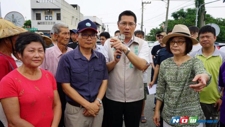 地方民意代表期待中央能夠協助雲林縣政府取得急需改善的水利計畫經費，讓民眾免於飽受水患之苦。（圖／記者蘇榮泉翻攝，2017.07.16）