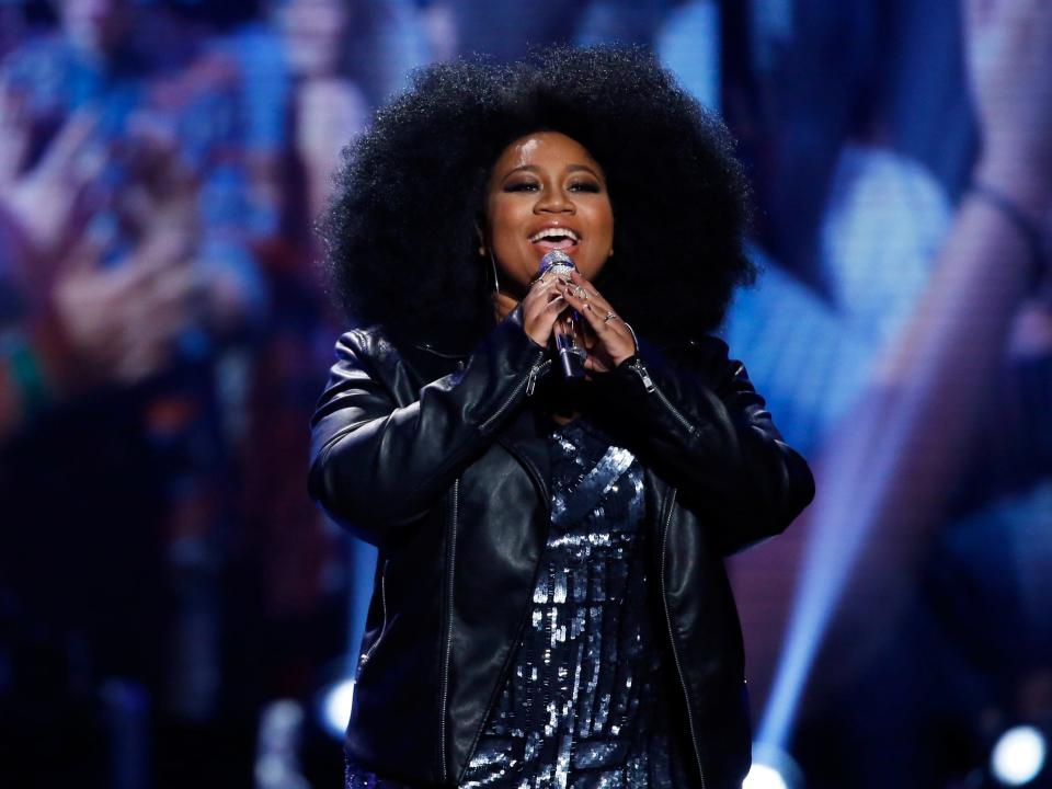 A.S.E., formerly known as La'Porsha Renae, performs on "American Idol"