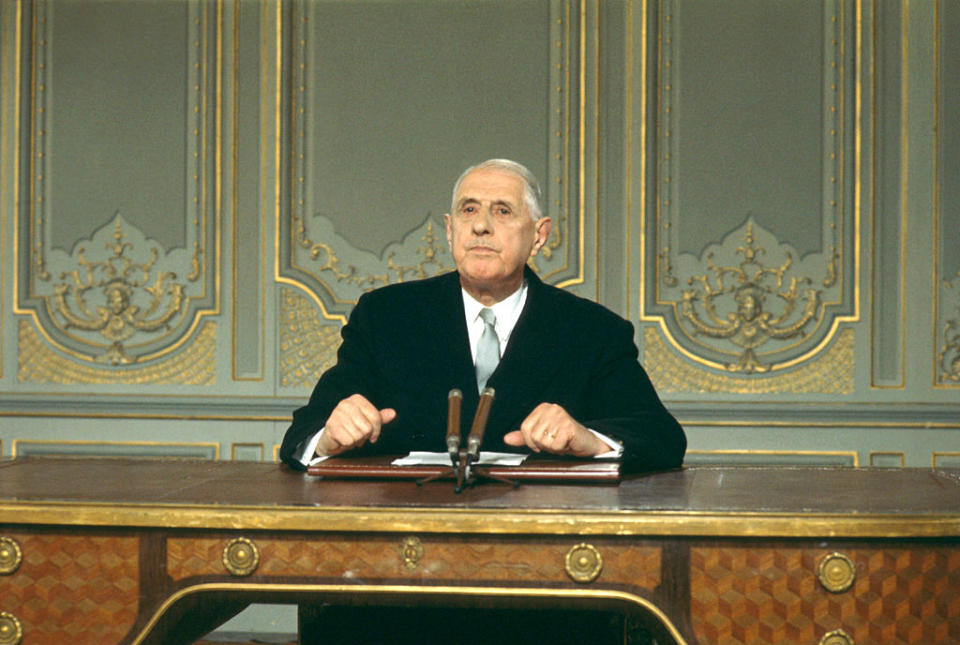 El 30 de mayo el general Charles De Gaulle decide disolver la Asamblea Nacional y convocar a nuevas elecciones (Foto:Getty).