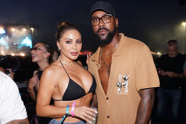 <p>Romain Maurice/Getty</p> Larsa Pippen, Marcus Jordan.