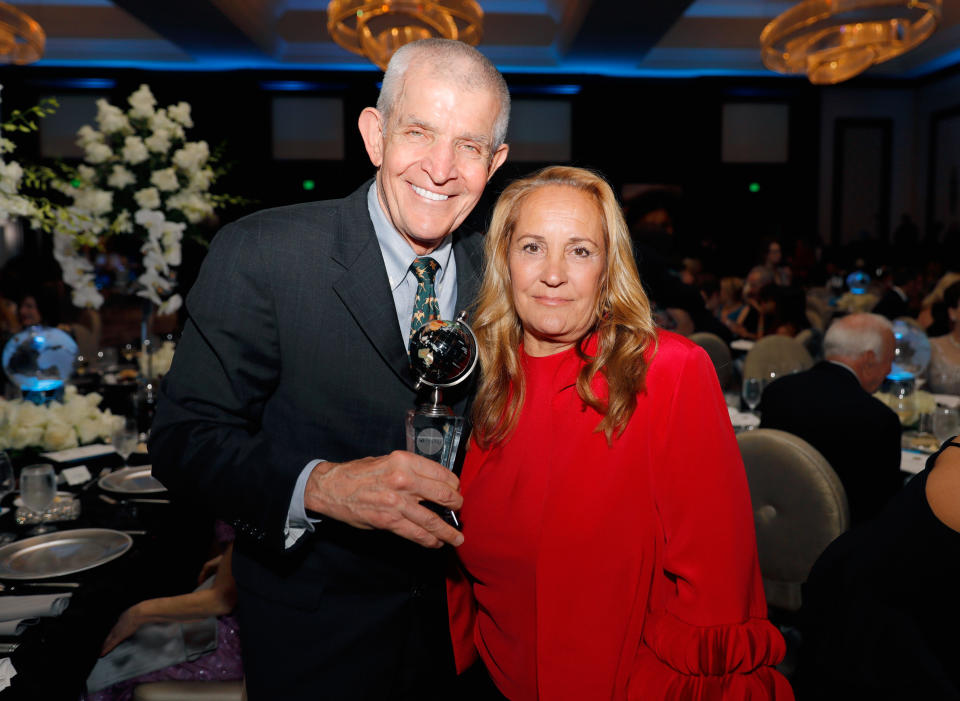 HOUSTON, TX - MAY 04:  Honorees Jim McIngvale (L) and Linda McIngvale attend the Fifth Annual UNICEF Gala Houston 2018 at The Post Oak Houston on May 4, 2018 in Houston, Texas.  (Photo by Bob Levey/Getty Images for UNICEF)