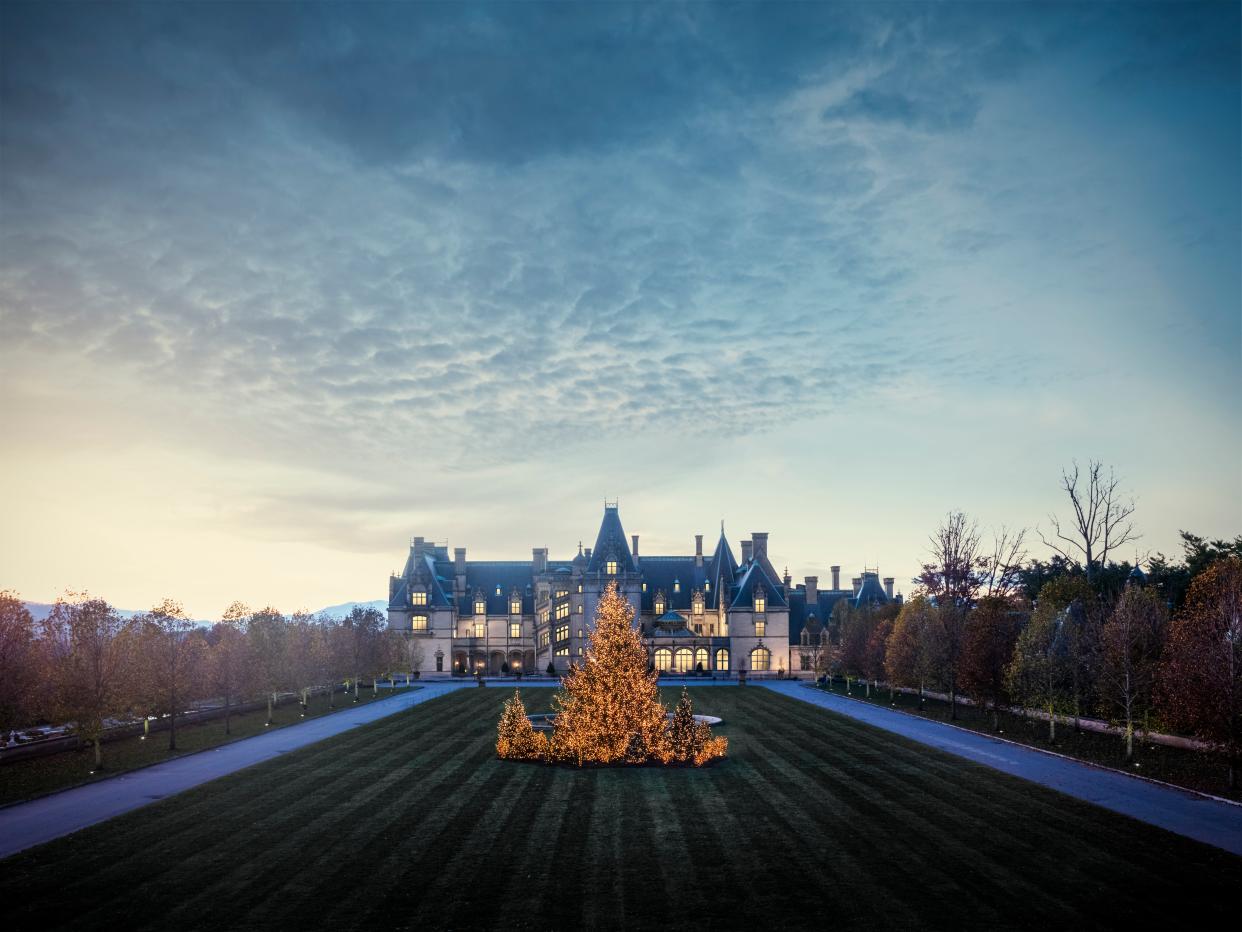 Hallmark Channel's "A Biltmore Christmas" will be filmed at the Biltmore House and other areas of the estate in January 2023.