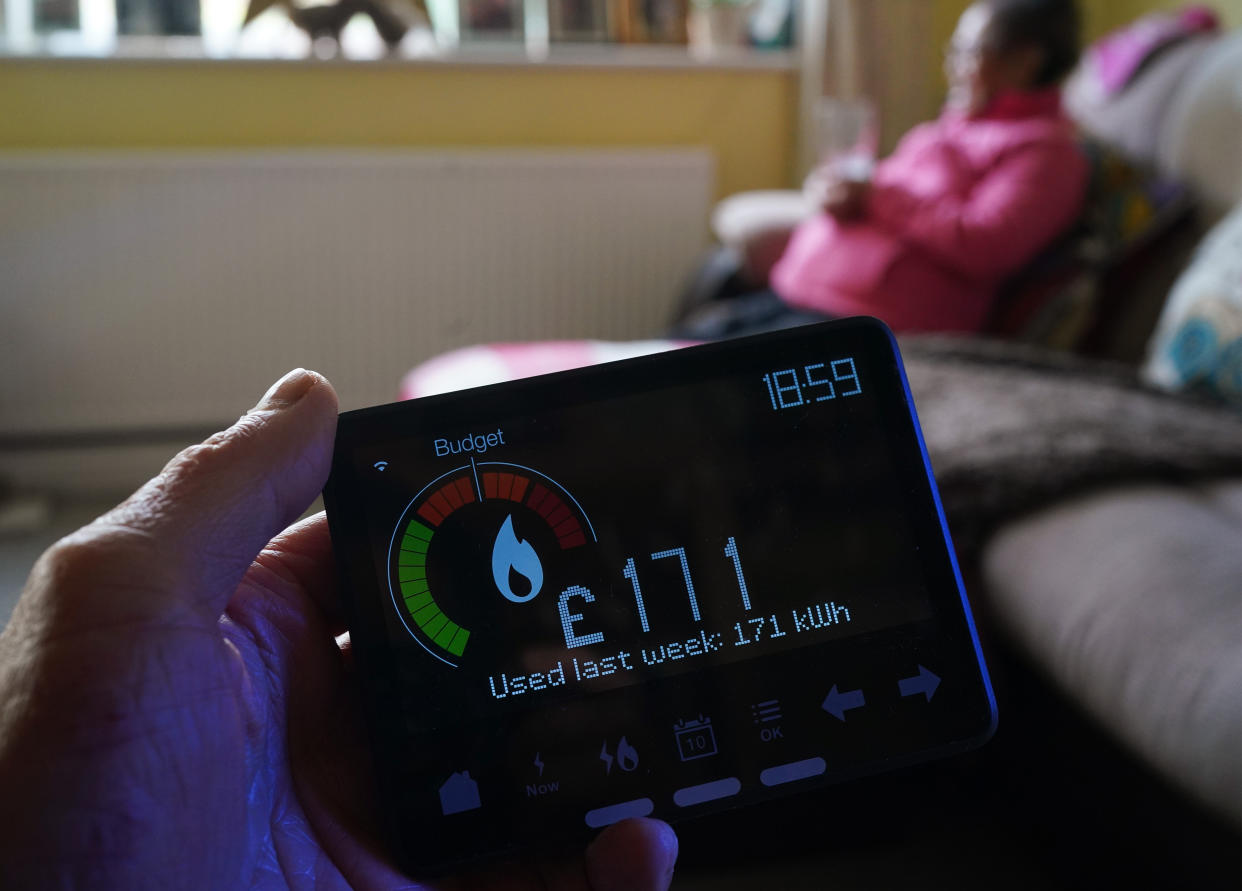 Many people are worried they will not be able to heat their homes during the winter. (PA)