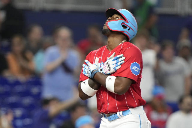 Soler drives in 2 runs as Marlins end Phillies' franchise-tying road  winning streak at 13 games