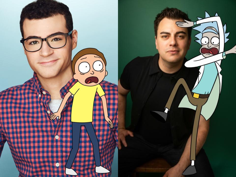 Ian Cardoni y Harry Belden interpretaron a Rick y Morty, respectivamente