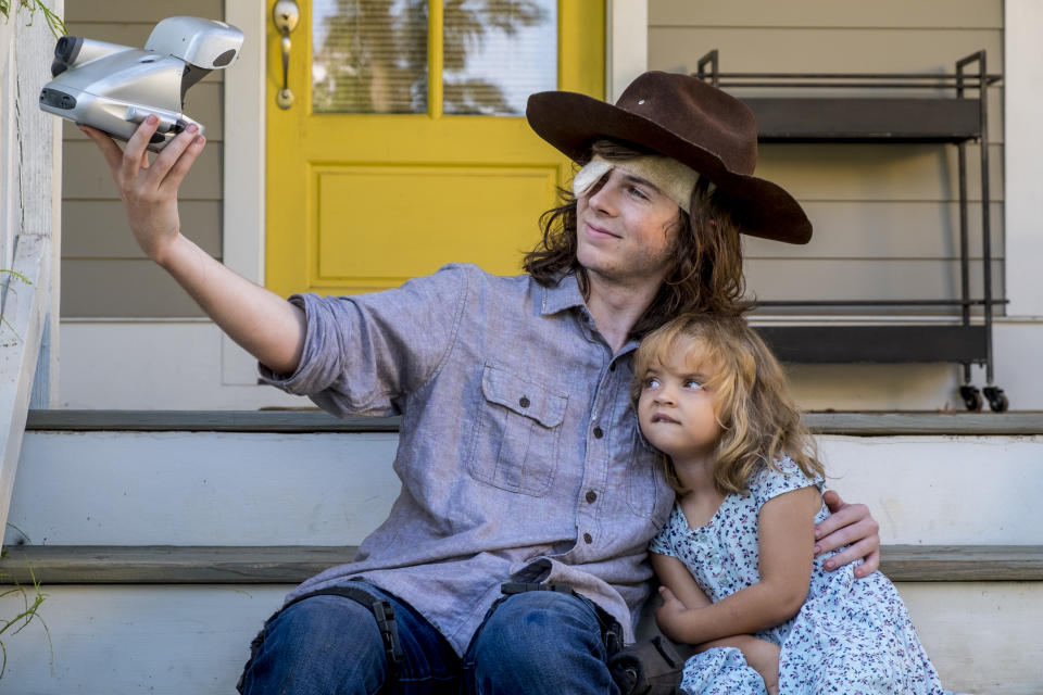 Chandler Riggs as Carl Grimes - The Walking Dead _ Season 8, Episode 9 - Photo Credit: Gene Page/AMC