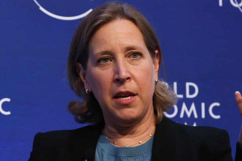 <p>Hollie Adams/Bloomberg via Getty</p> Susan Wojcicki