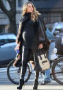 <br>Blake attended the L'Oreal Paris' Women of Worth Celebration wearing a sleek black Gucci gown. What maternity wear?