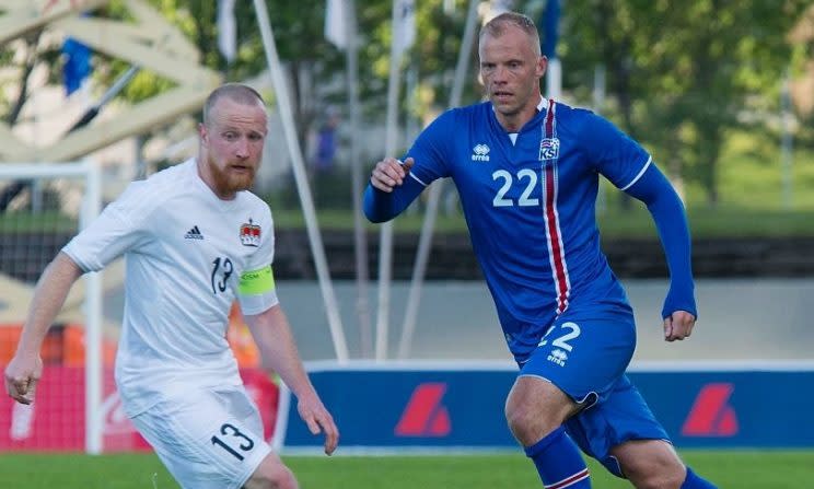 Martin Büchel während des ÈM-Quali-Spiels gegen Island (Foto: Getty Images)