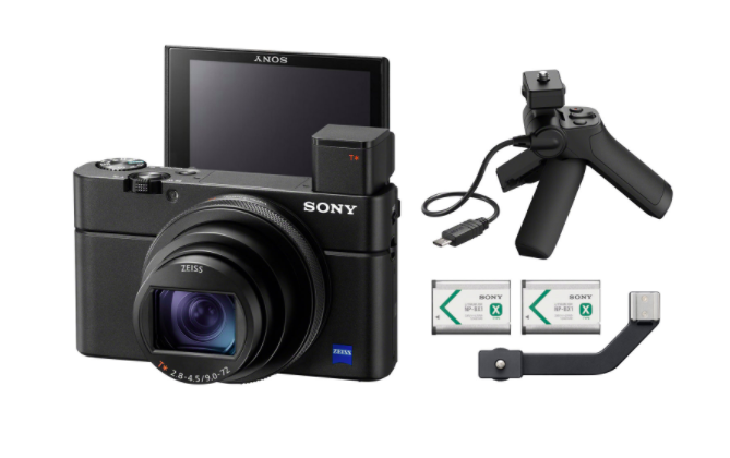 Sony Cyber-shot RX100 VII Content Creator Vlogger 20.1MP Digital Camera & Shooting Grip Kit (Photo via Best Buy Canada)