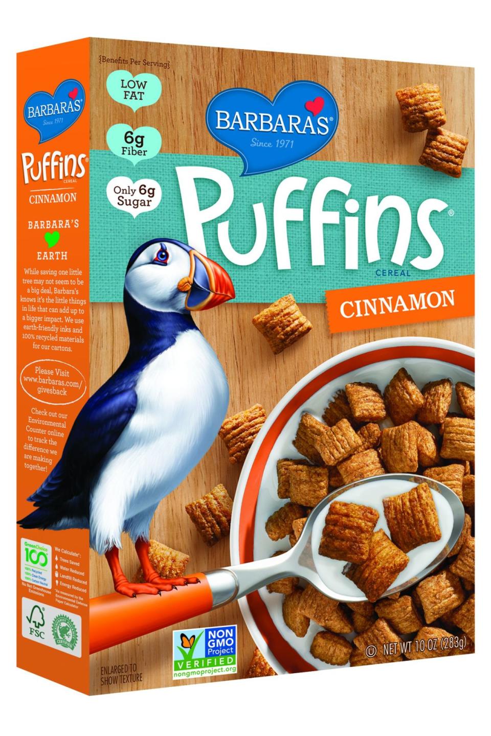 Barbara's Cinnamon Puffins Cereal