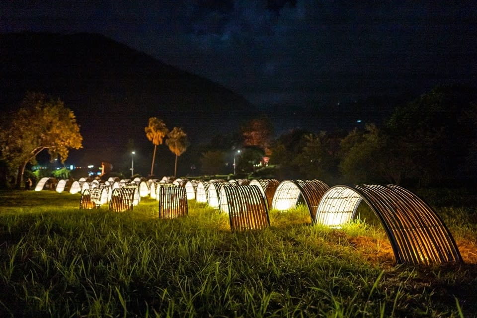 臺東光祭作品「光盾」。