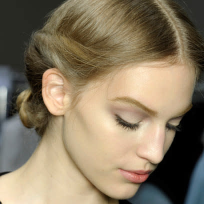 Valentino Backstage A/W12: Bare Lips: Beauty Trend